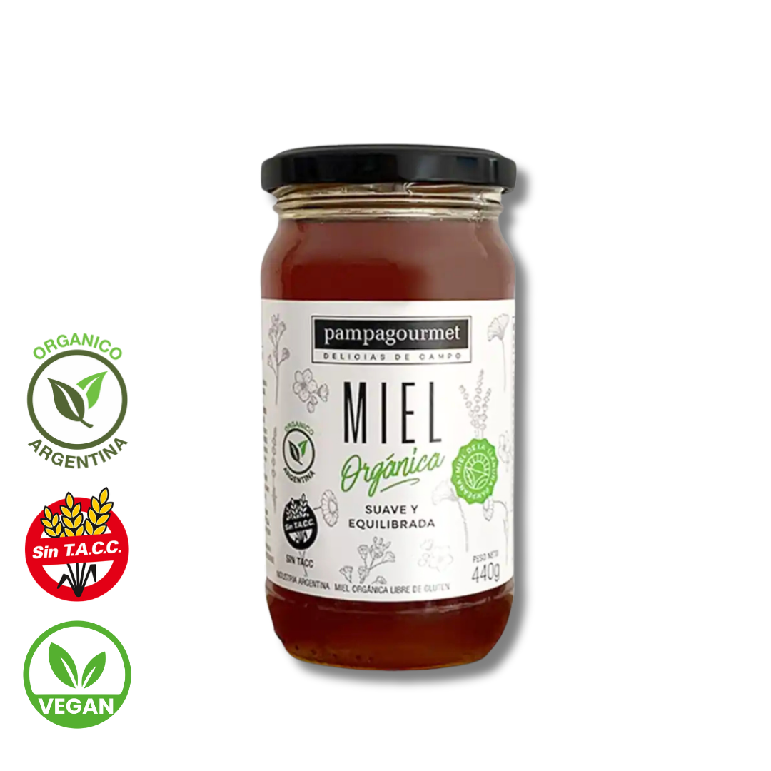 Miel Orgánica x 440g SIN TACC - Pampa Gourmet