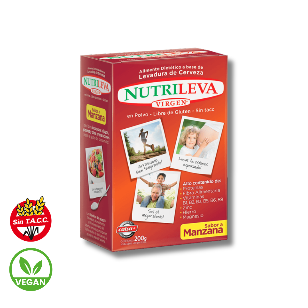 Levadura Nutricional Sabor Manzana x 200gr - Nutrileva