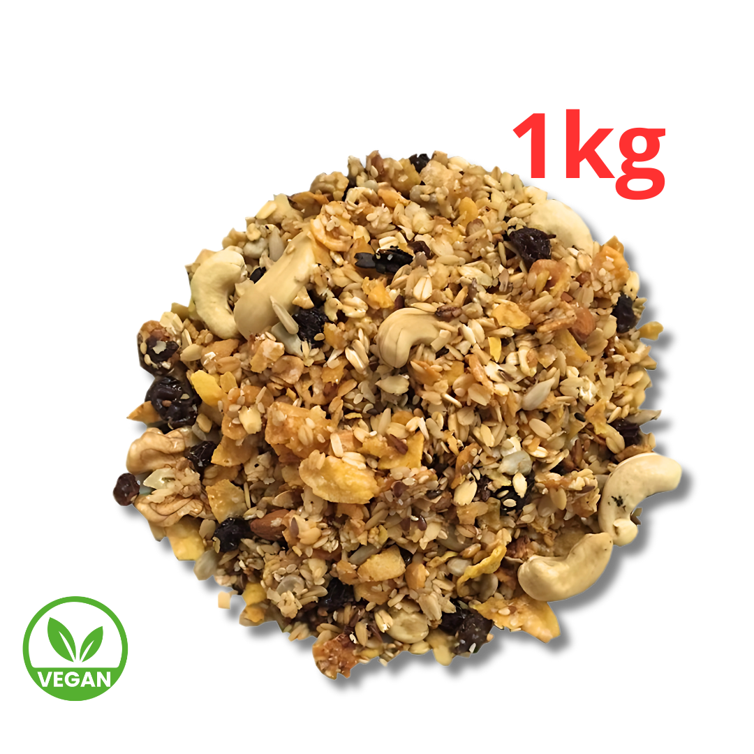 Granola Premium c/ Pasas x 1kg - A granel