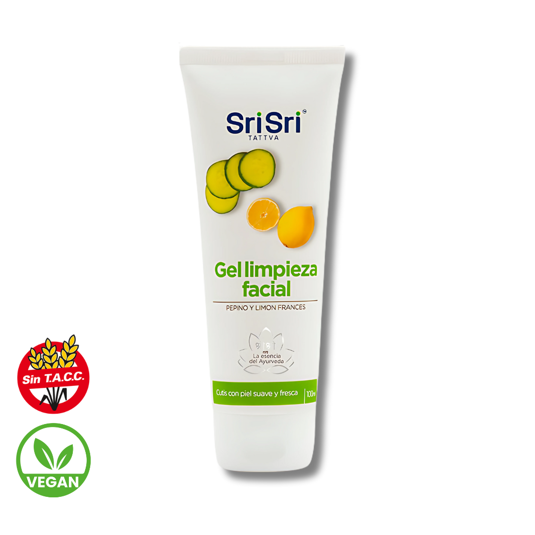 Gel Limpieza Facial con Pepino y Limon Frances x 100ml - Sri Sri