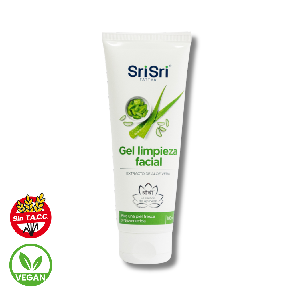 Gel Limpieza Facial con Extracto de Aloe Vera x 100ml - Sri Sri