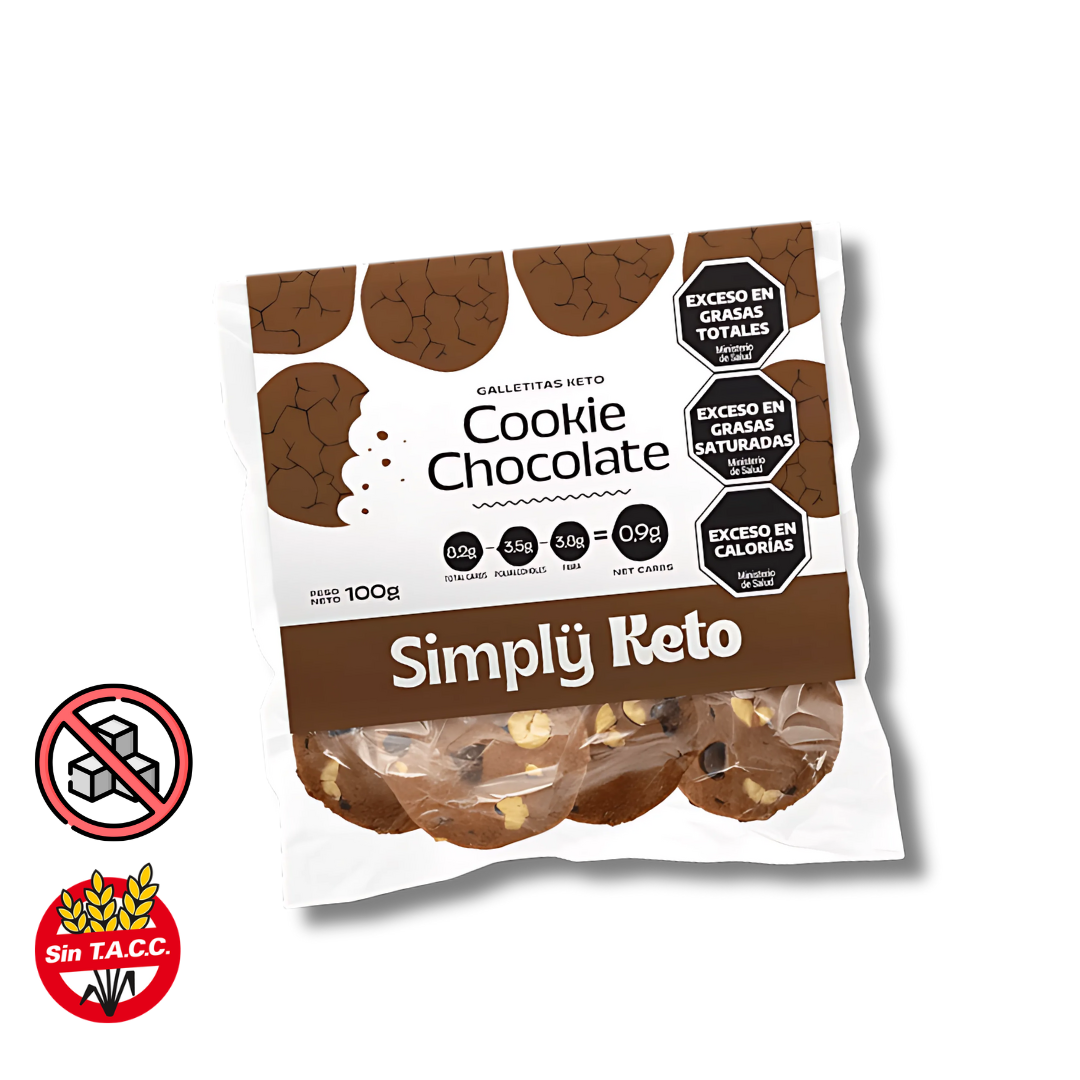 Cookie de Chocolate x 100g - Simply Keto