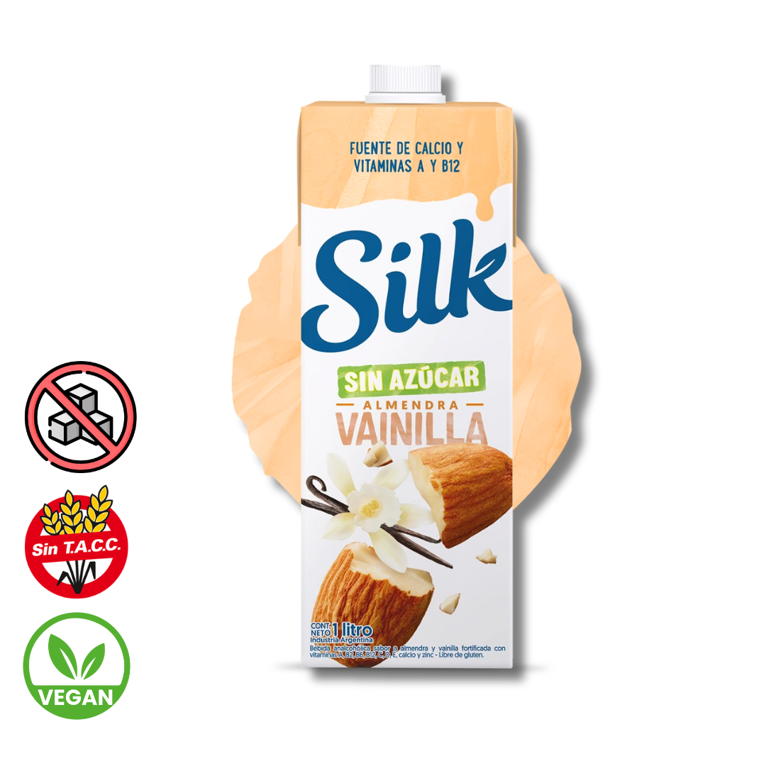 Bebida de Almendra y Vainilla sin Azucar x 1l - Silk