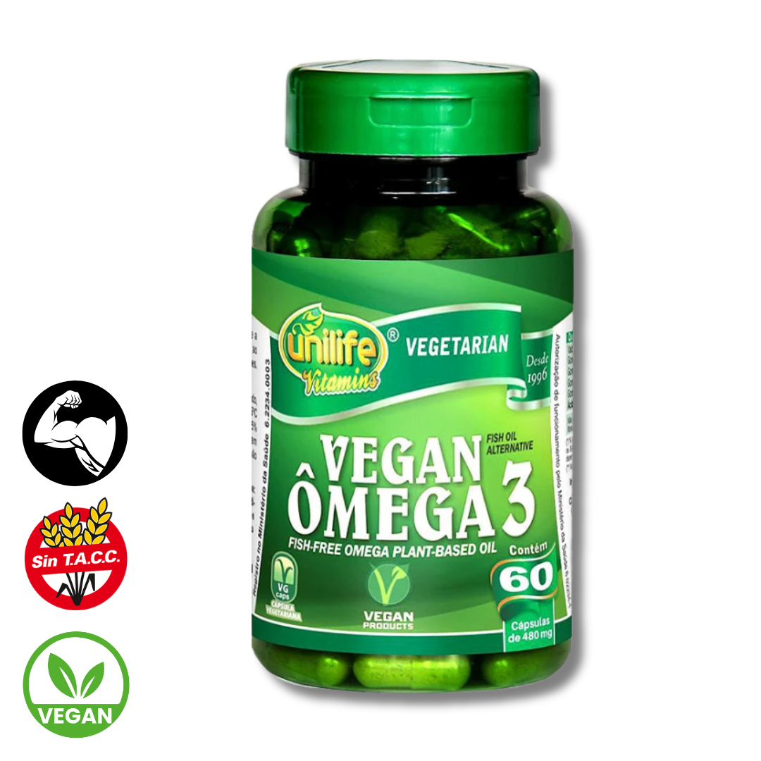 Omega 3 Vegano x 60 capsulas - Unilife