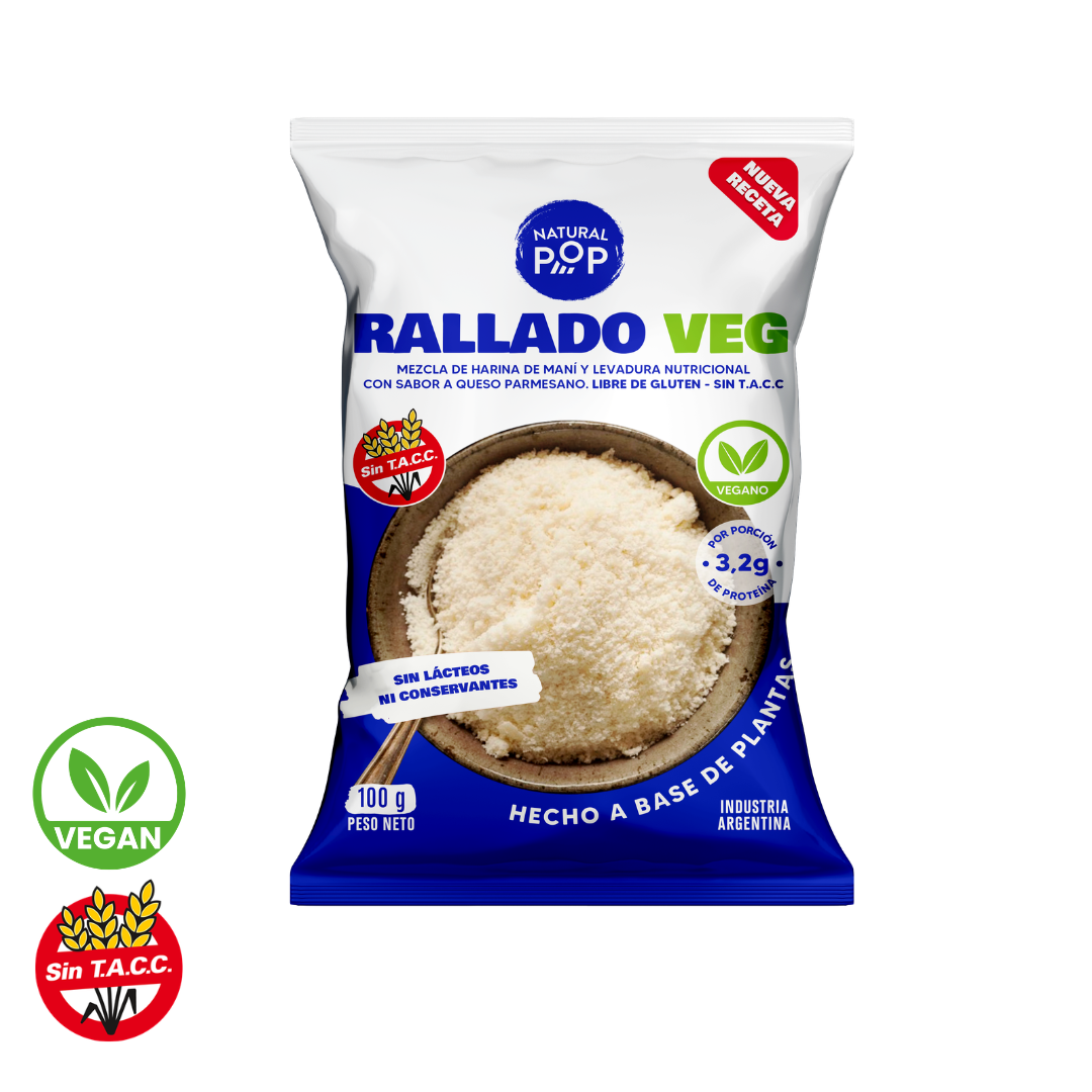 Rallado Veg x 100g - Natural pop