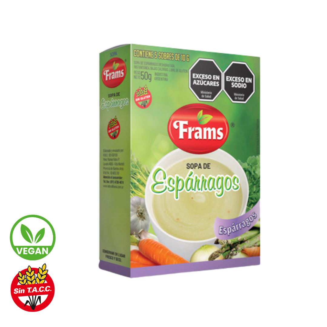 Sopa pre Lista Sabor Espárragos x 50gr - Frams