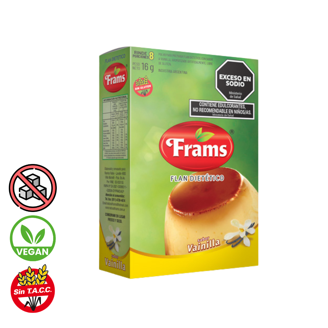 Flan s/Azucar x 16gr - Frams