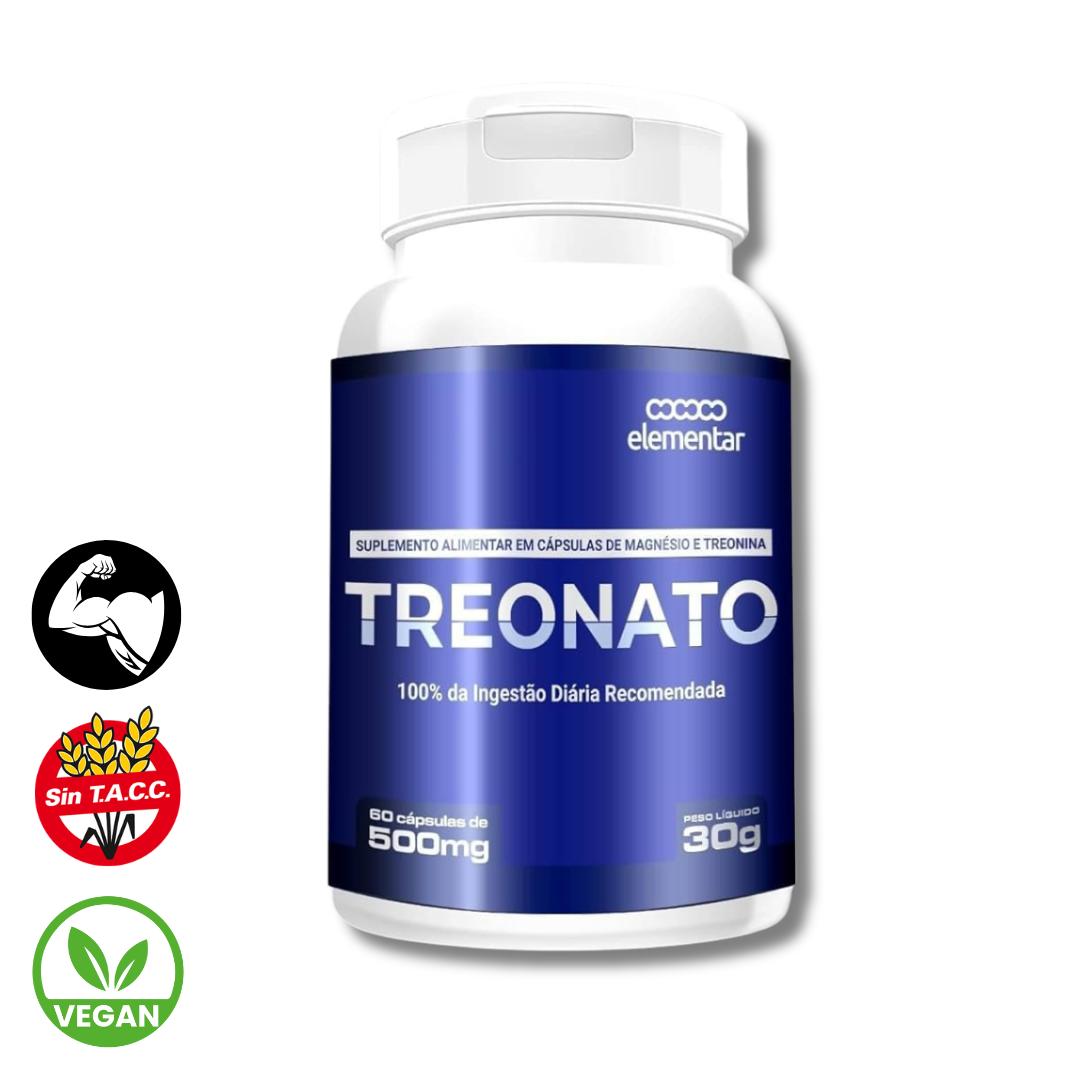 Treonato de Magnesio x 60 capsulas - Elementar