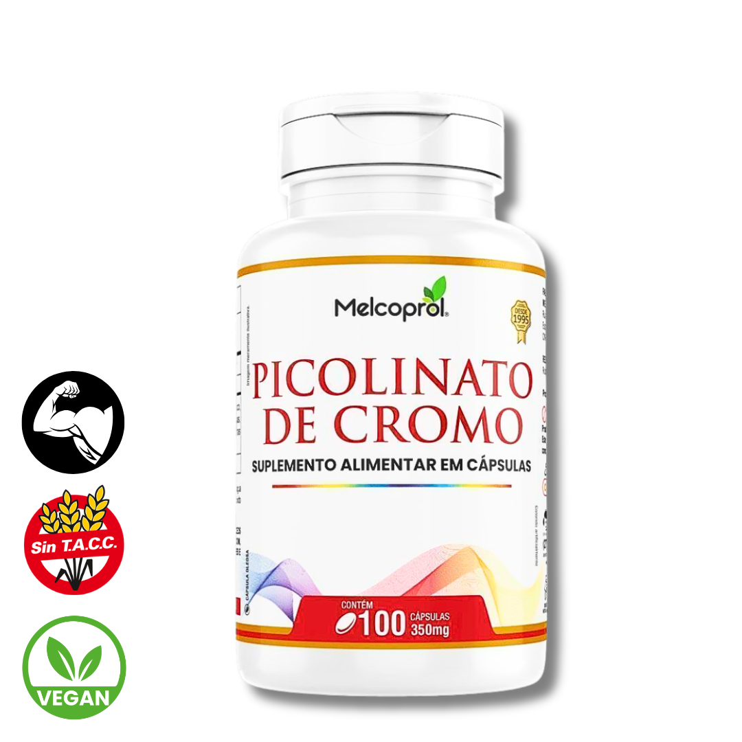 Picolinato de Cromo x 100 capsulas - Melcoprol