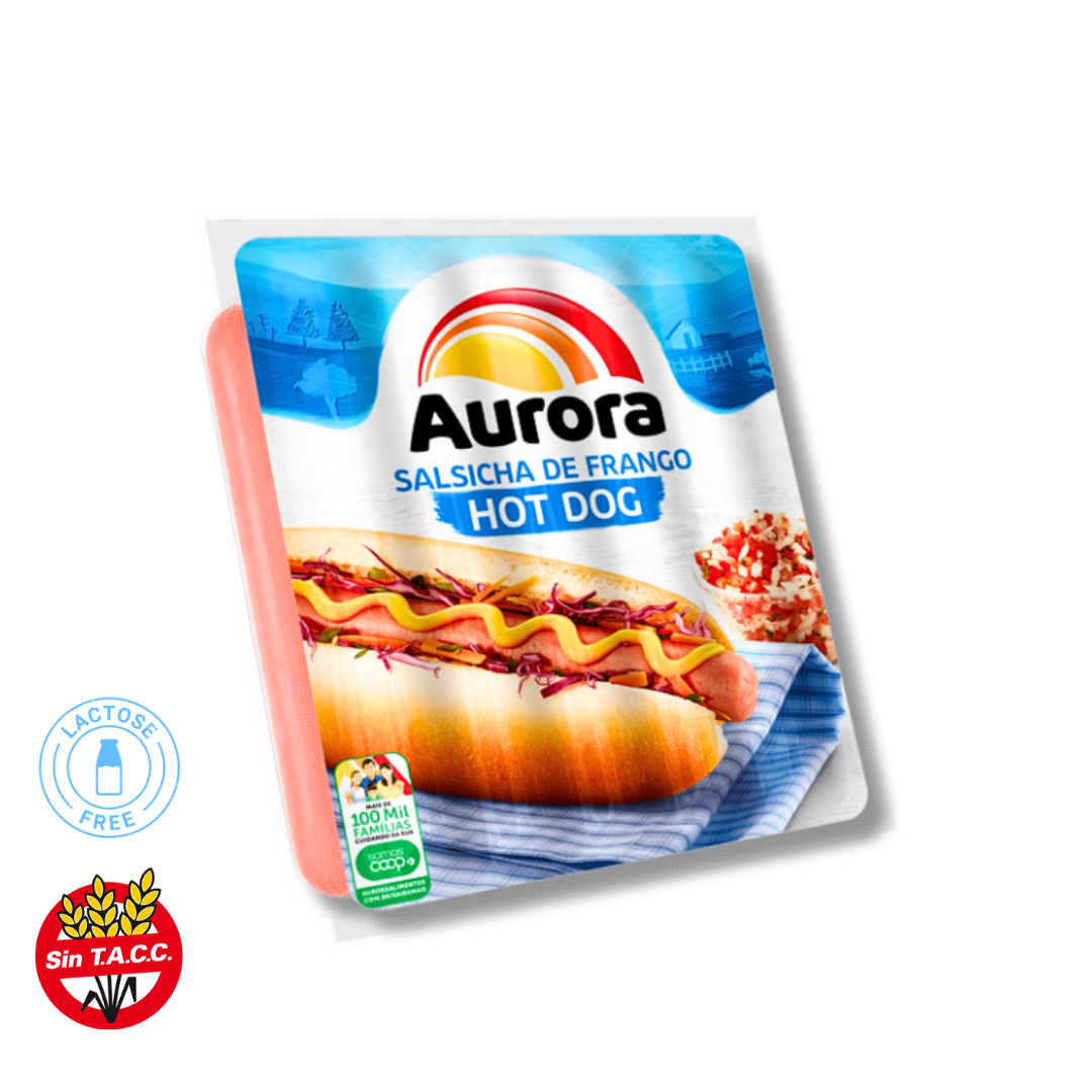 Salchicha 100% Pollo x 500gr - Aurora