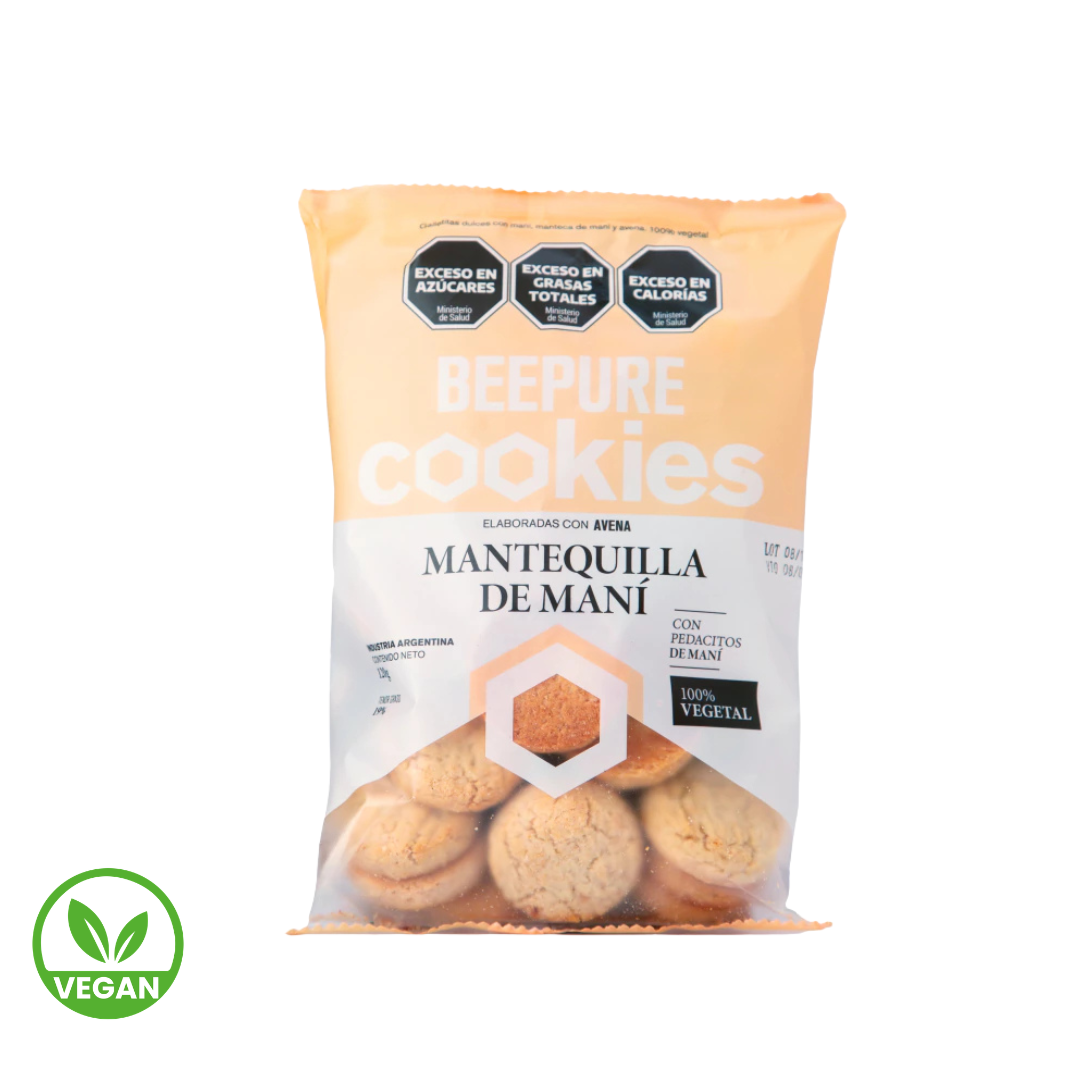 Cookies de Avena y Mantequilla de Mani x 120g - Beepure