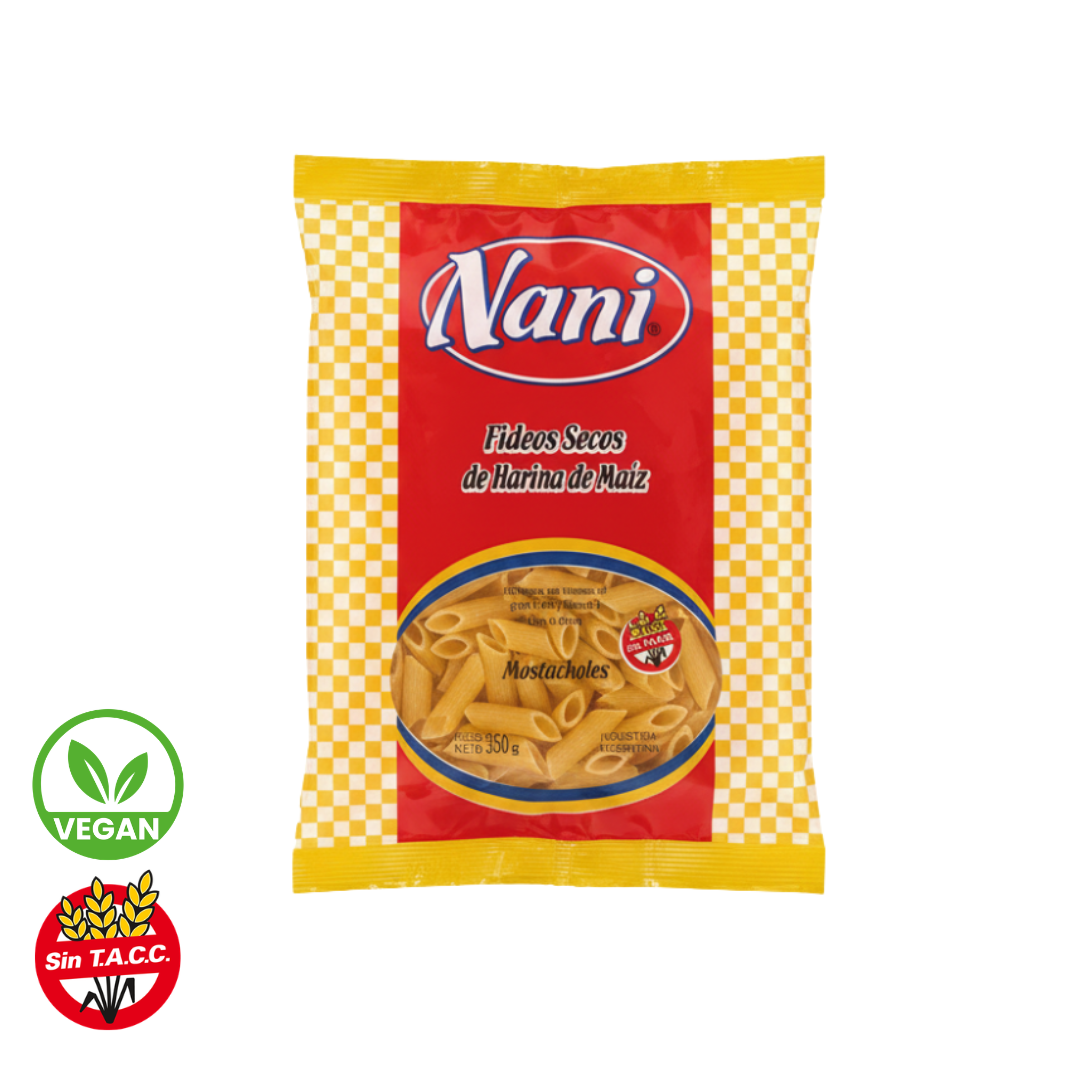 Fideos Mostachones s/Tacc x 300gr - Nani