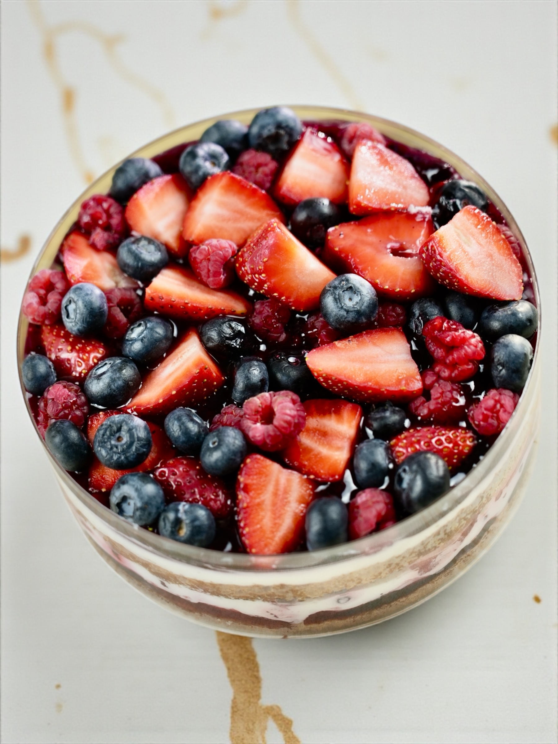 Mixed Berry Trifle Dessert