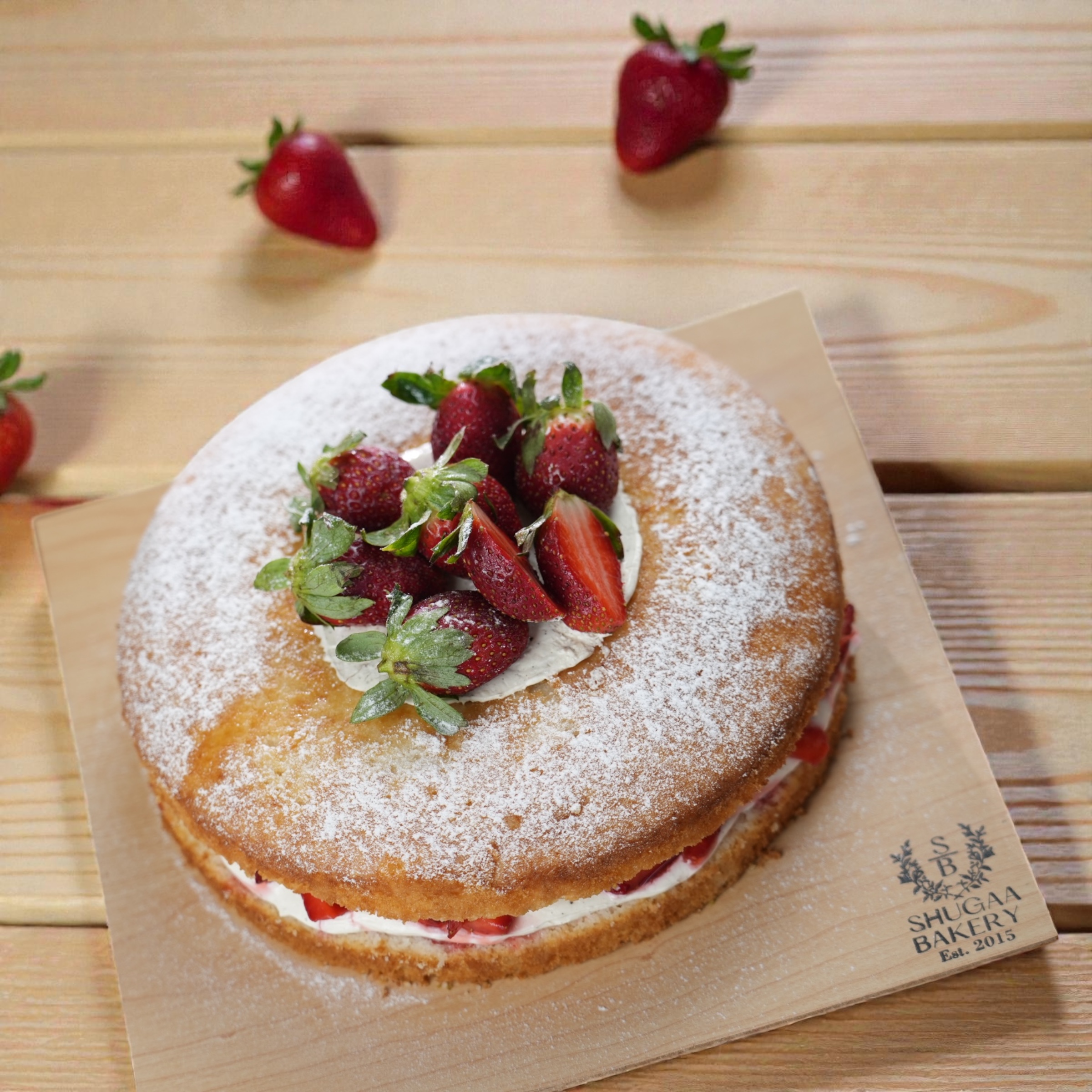 Strawberry Victoria Sponge Cake