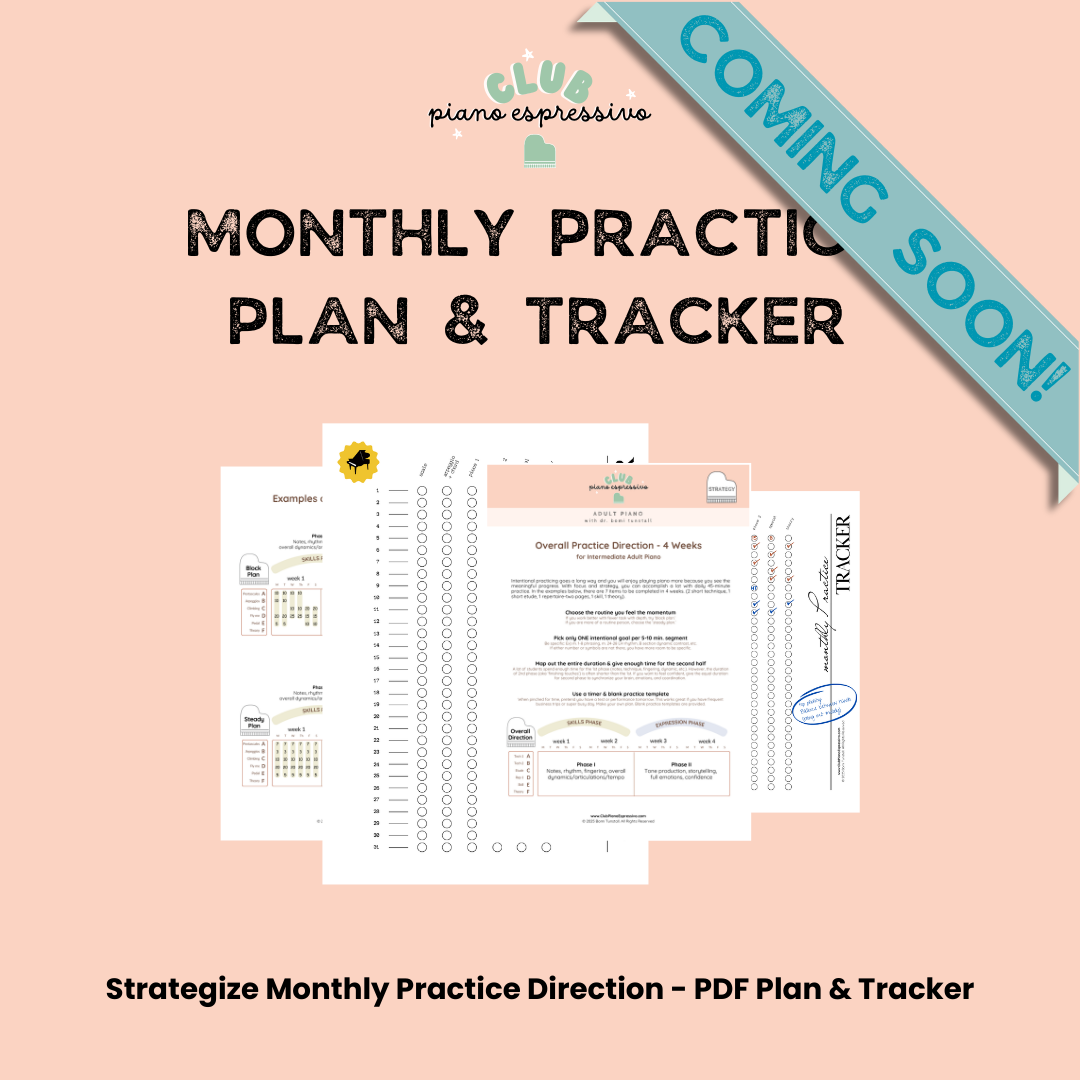 Coming Soon: Monthly Practice Plan & Tracker
