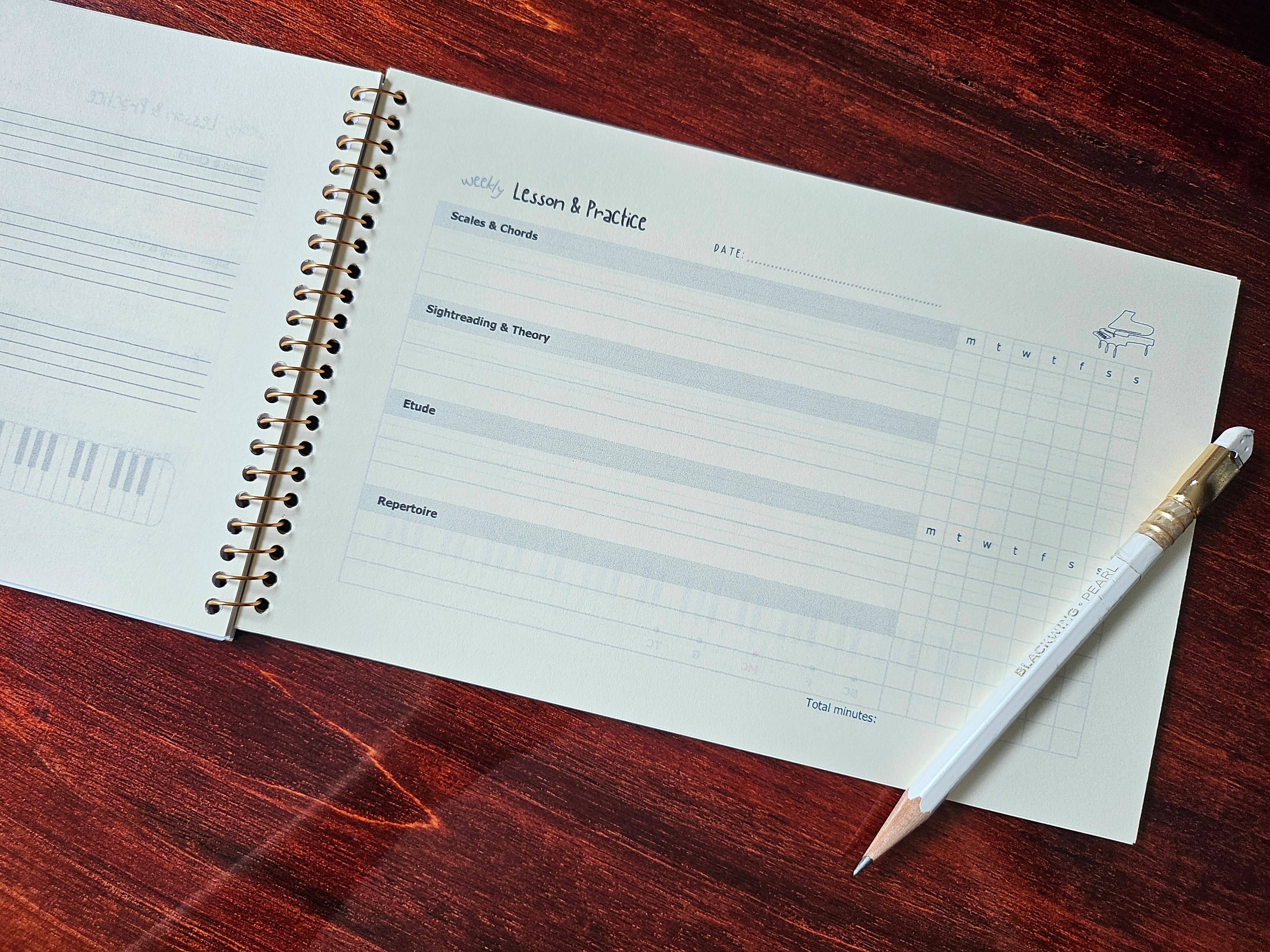 Daily Sightreading & Practice Tracker