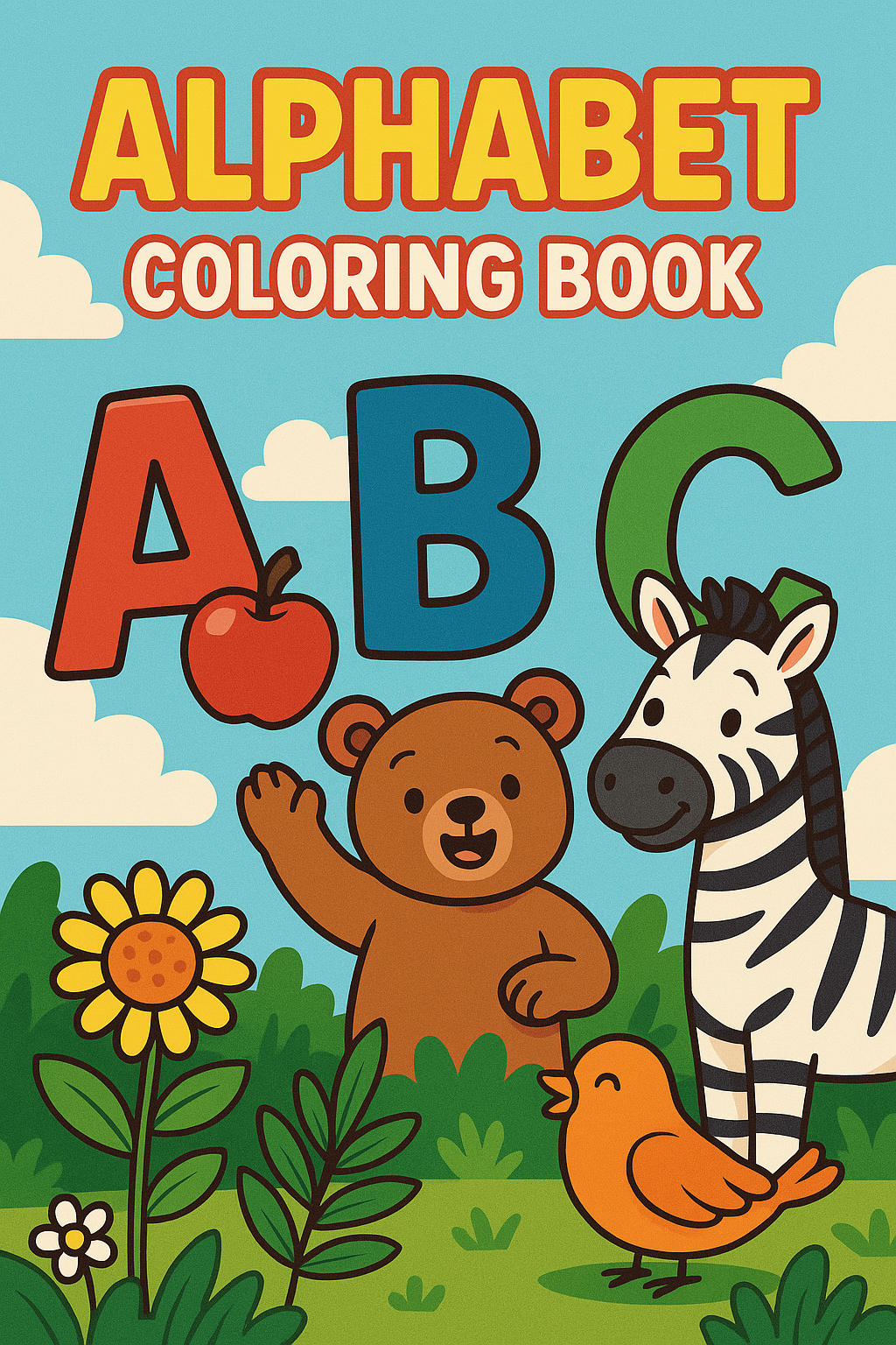 🔤 ABC Alphabet Coloring Book (Printable PDF)