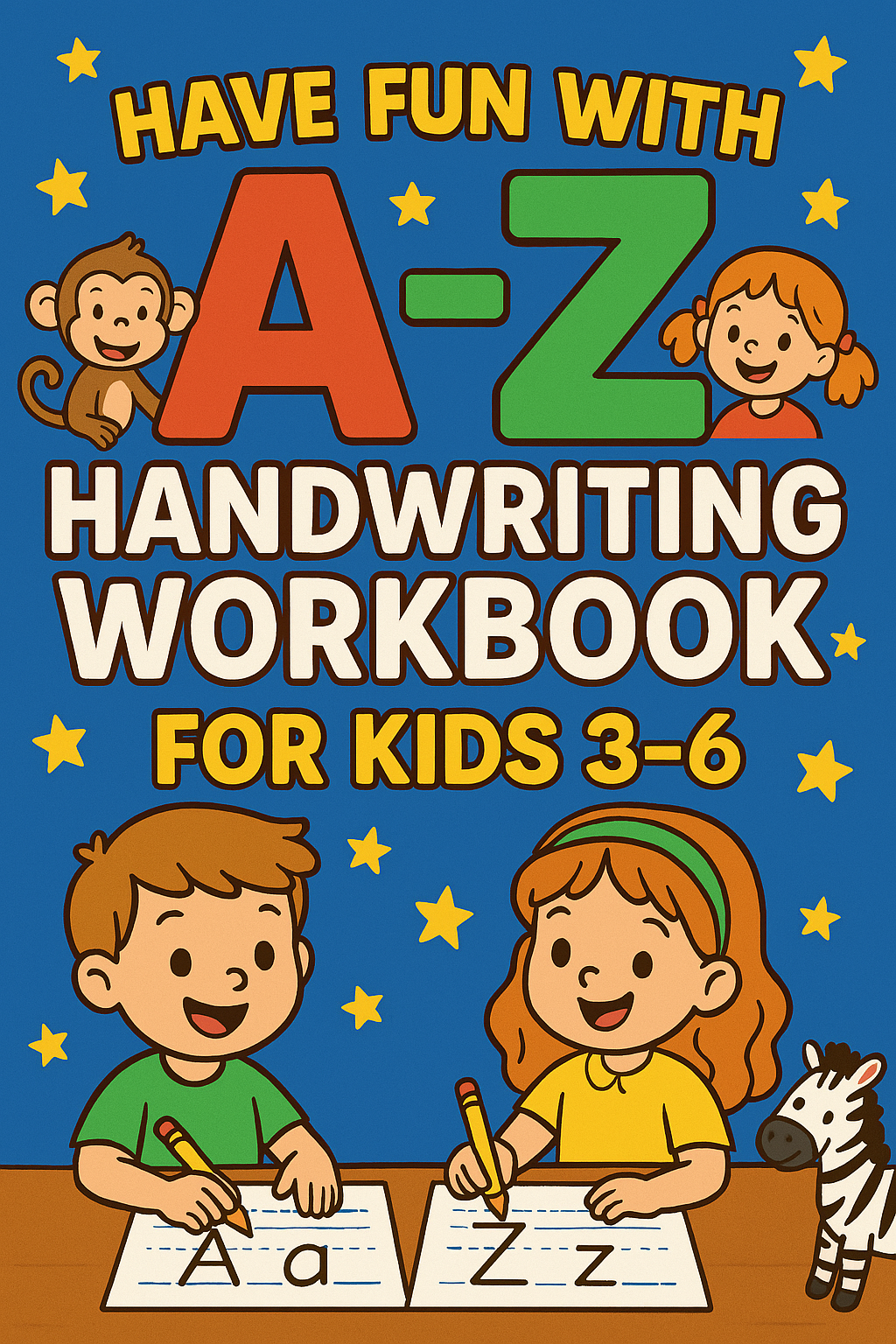 ✏️ A–Z Handwriting Workbook for Kids (Printable PDF)