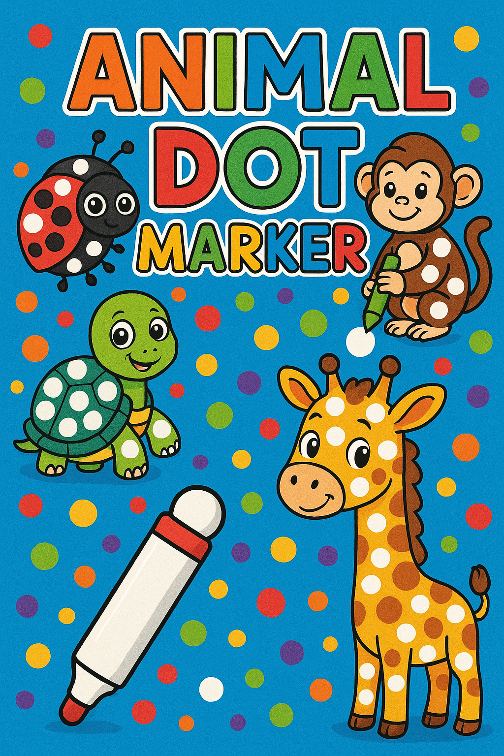 🔵 Animal Dot Marker Activity Book (Printable PDF)