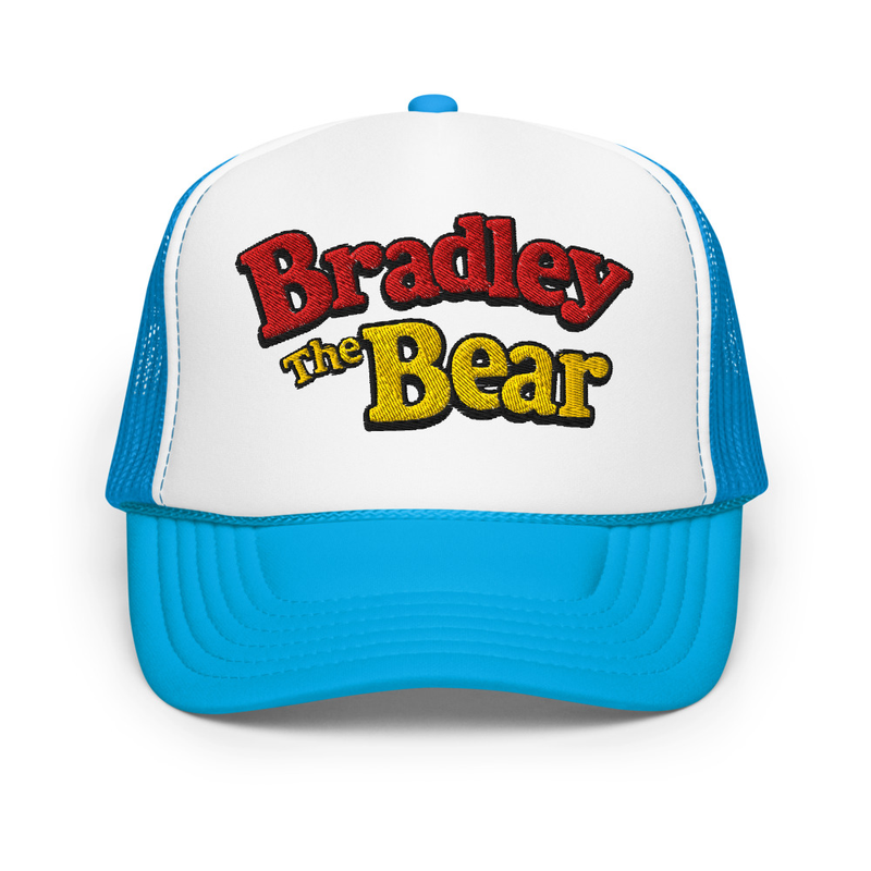Bradley The Bear Logo Trucker Hat