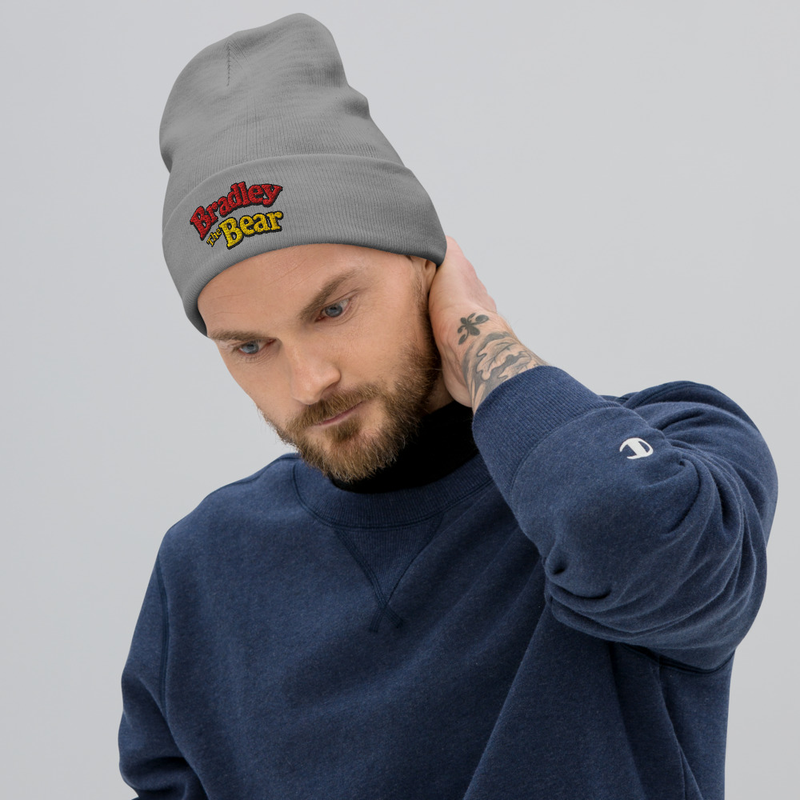 Bradley the Bear Logo Embroidered Beanie