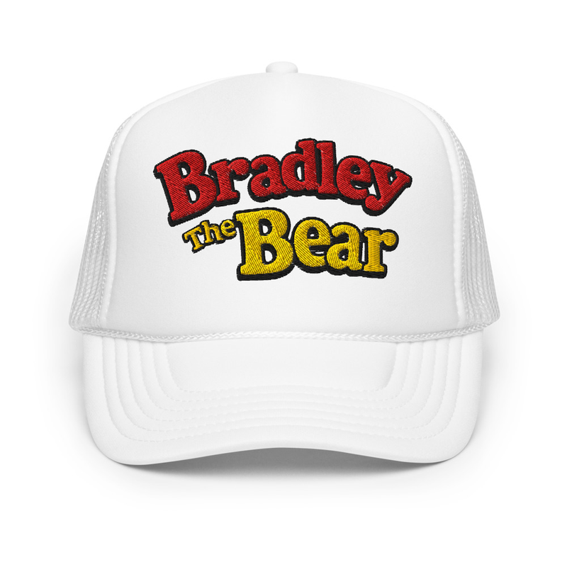 Bradley The Bear Logo Trucker Hat