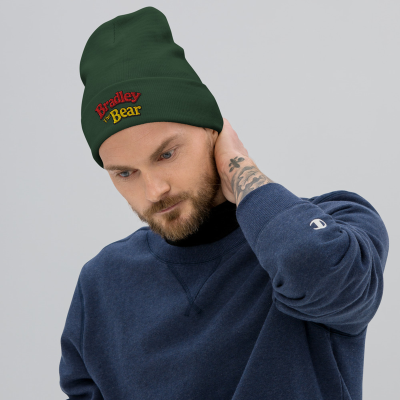Bradley the Bear Logo Embroidered Beanie