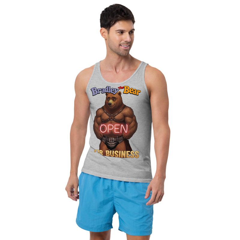 Bradley The Bear Fur Business Tank Top