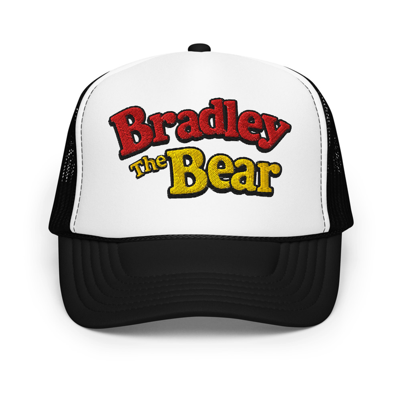 Bradley The Bear Logo Trucker Hat