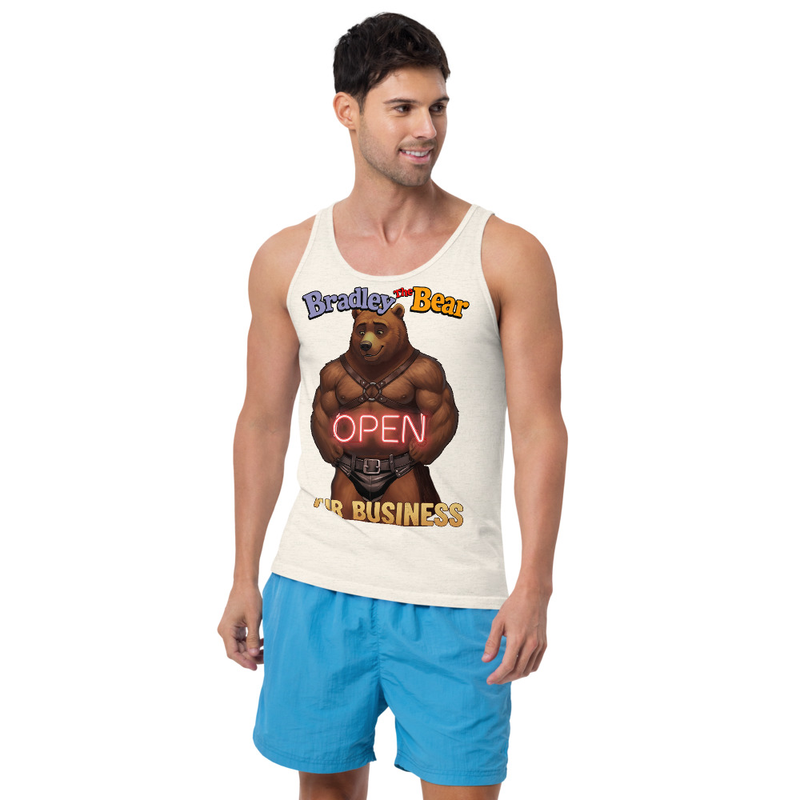 Bradley The Bear Fur Business Tank Top