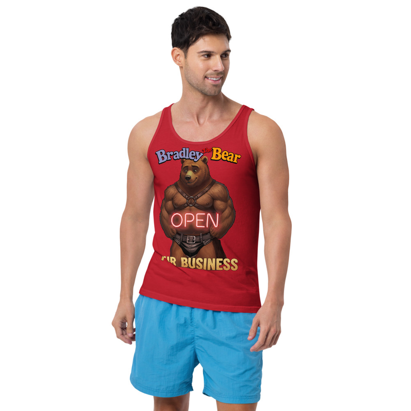 Bradley The Bear Fur Business Tank Top