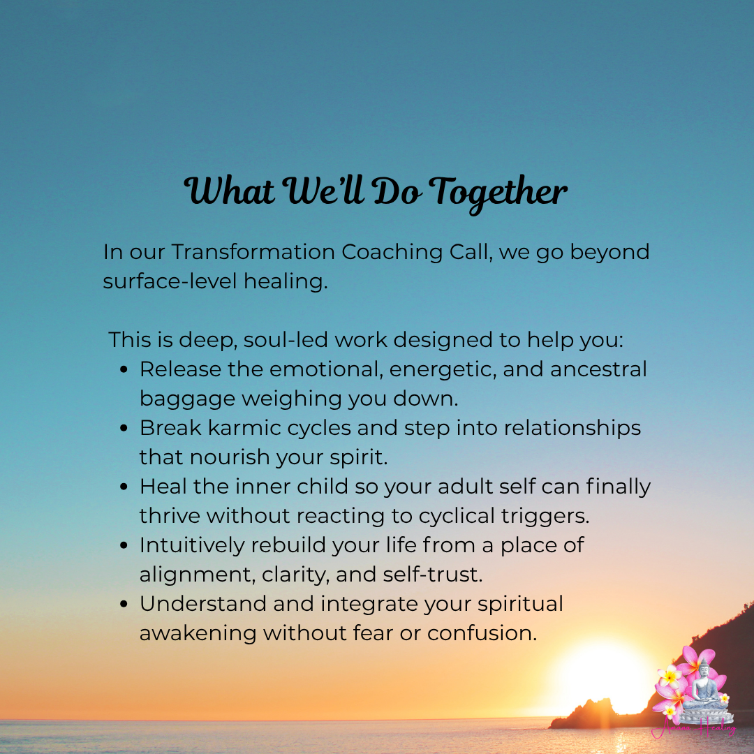 Spiritual Growth and Transformation Coaching Call