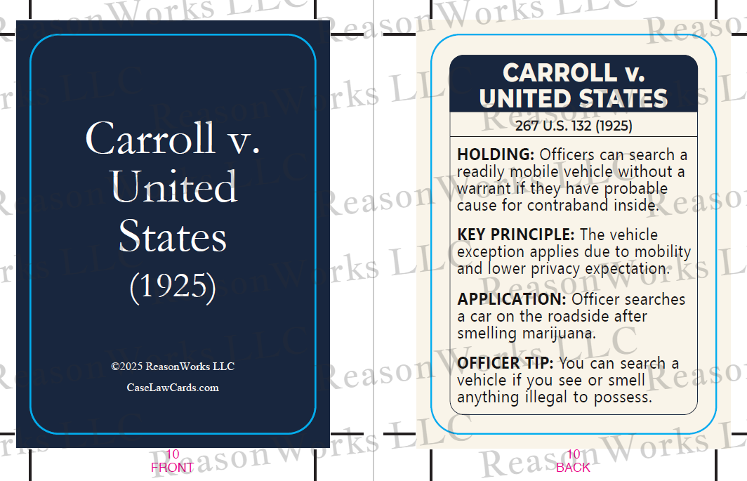 Case Law Cards™