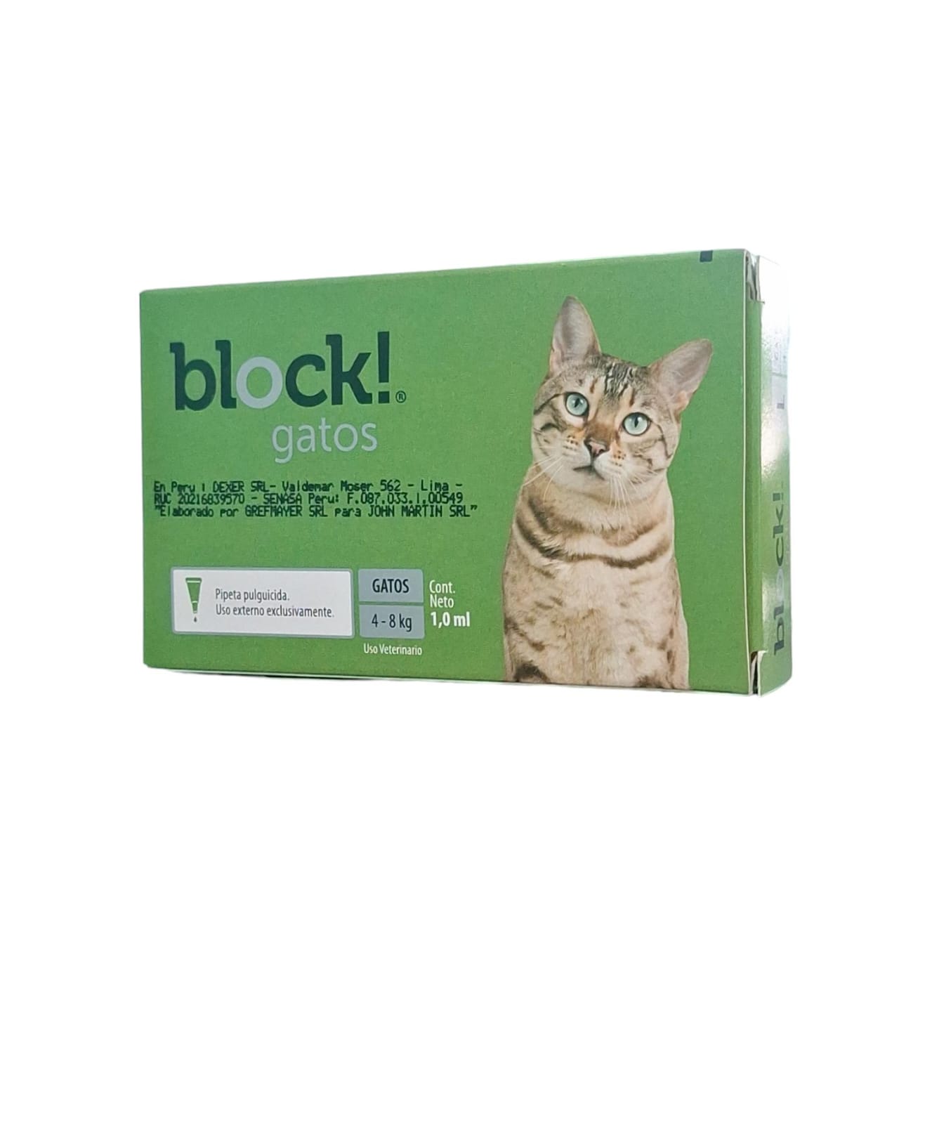 BLOCK GATOS 4-8 KG