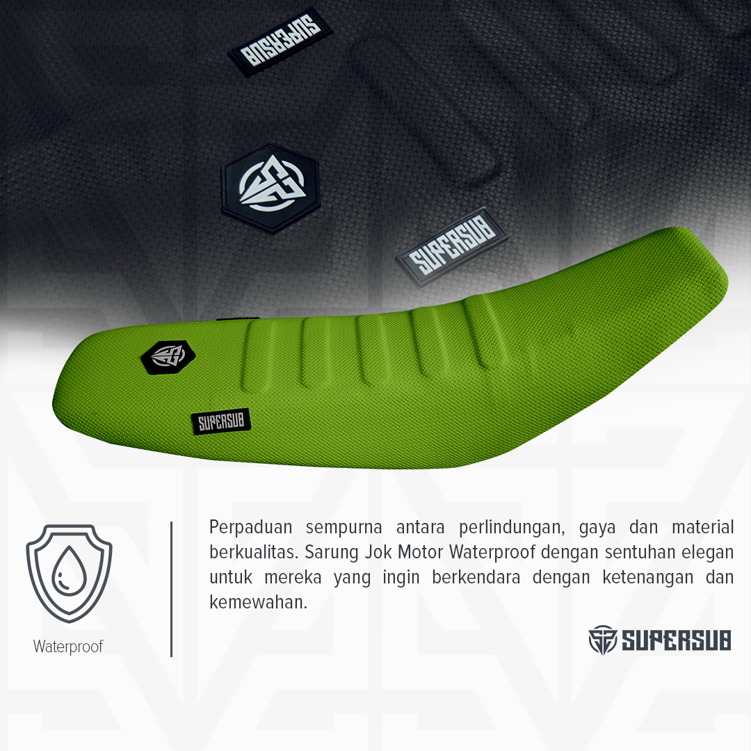 Seat Cover Supersub Waterproof Green