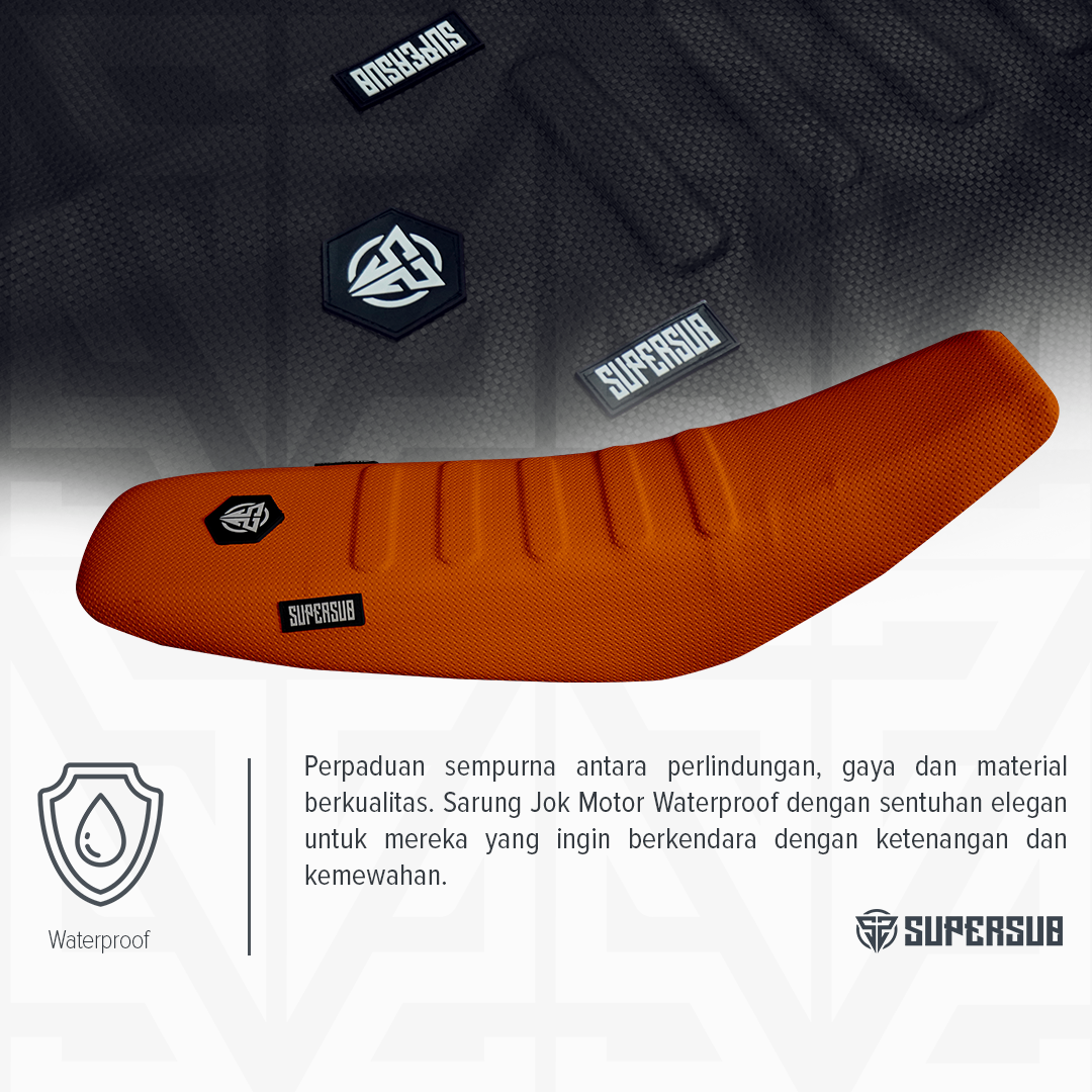 Seat Cover Supersub Waterproof Orange