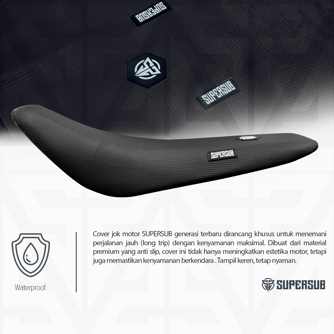 Seat Cover Supersub Aerogrip Black