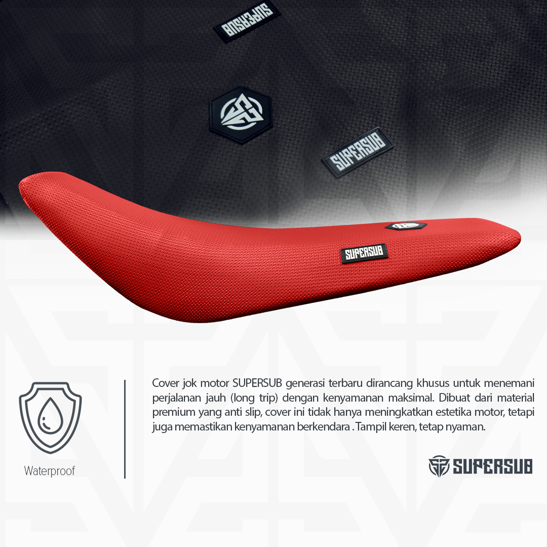 Seat Cover Supersub Aerogrip Red