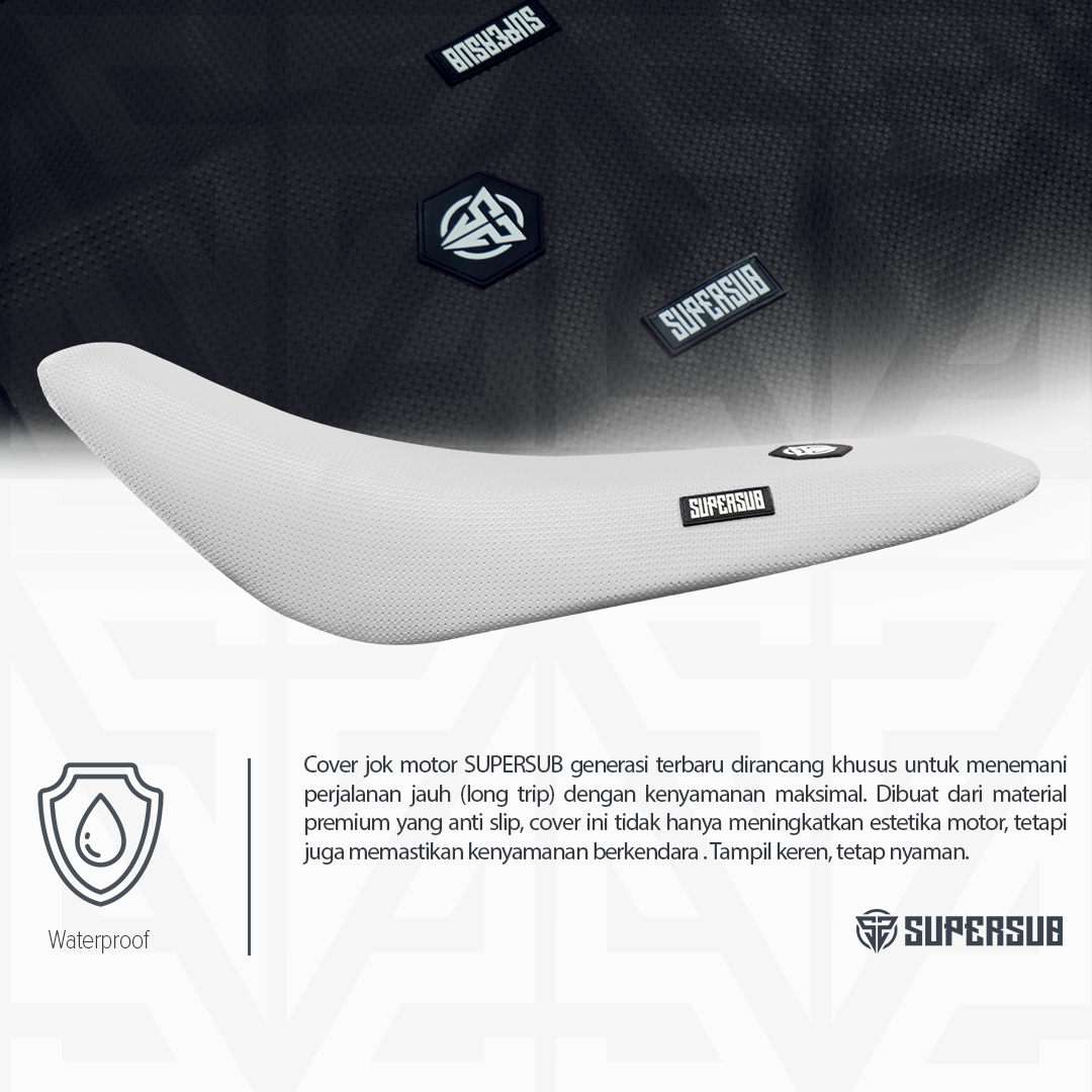Seat Cover Supersub Aerogrip White