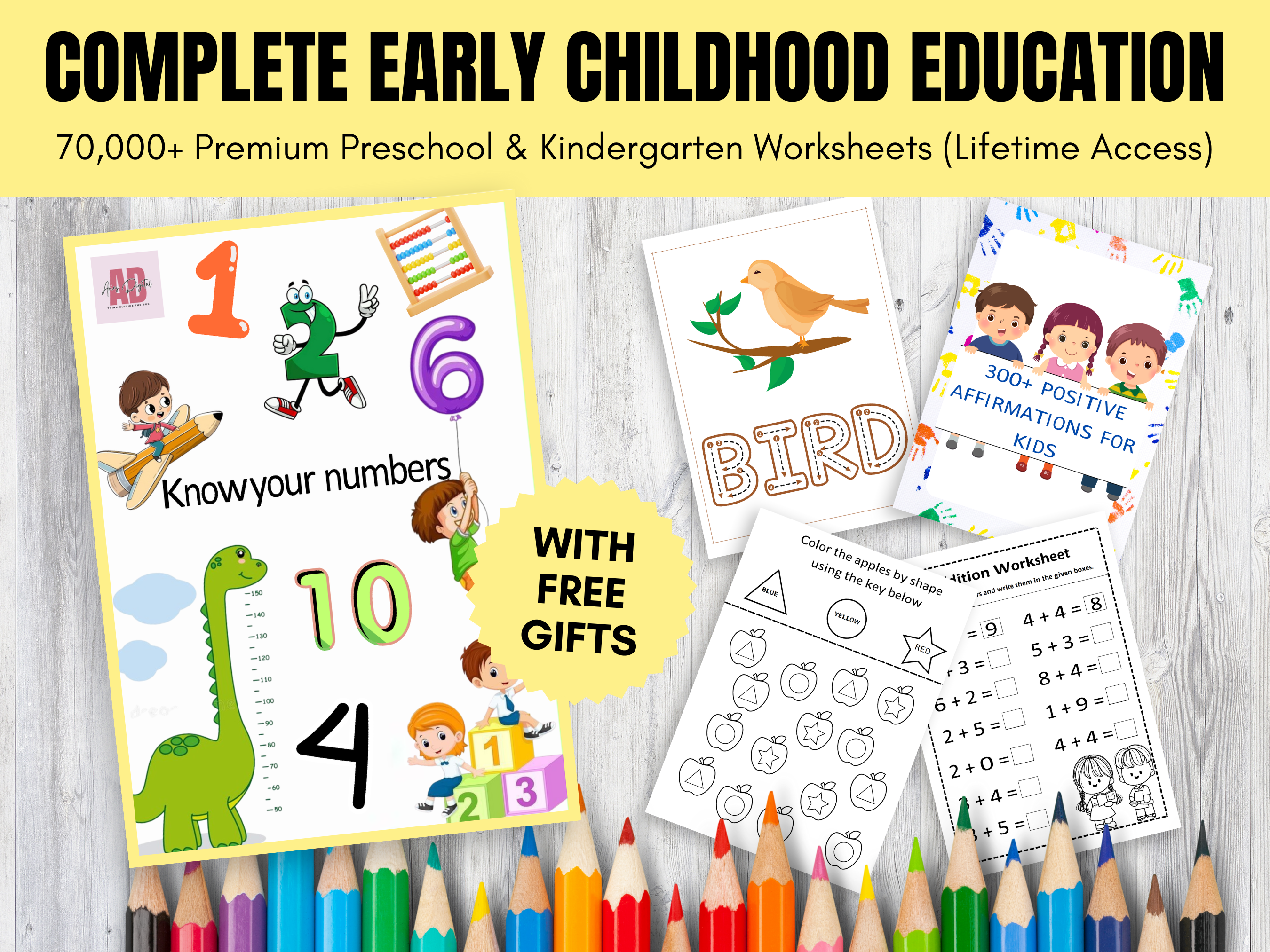 70,000+ Preschool Worksheets