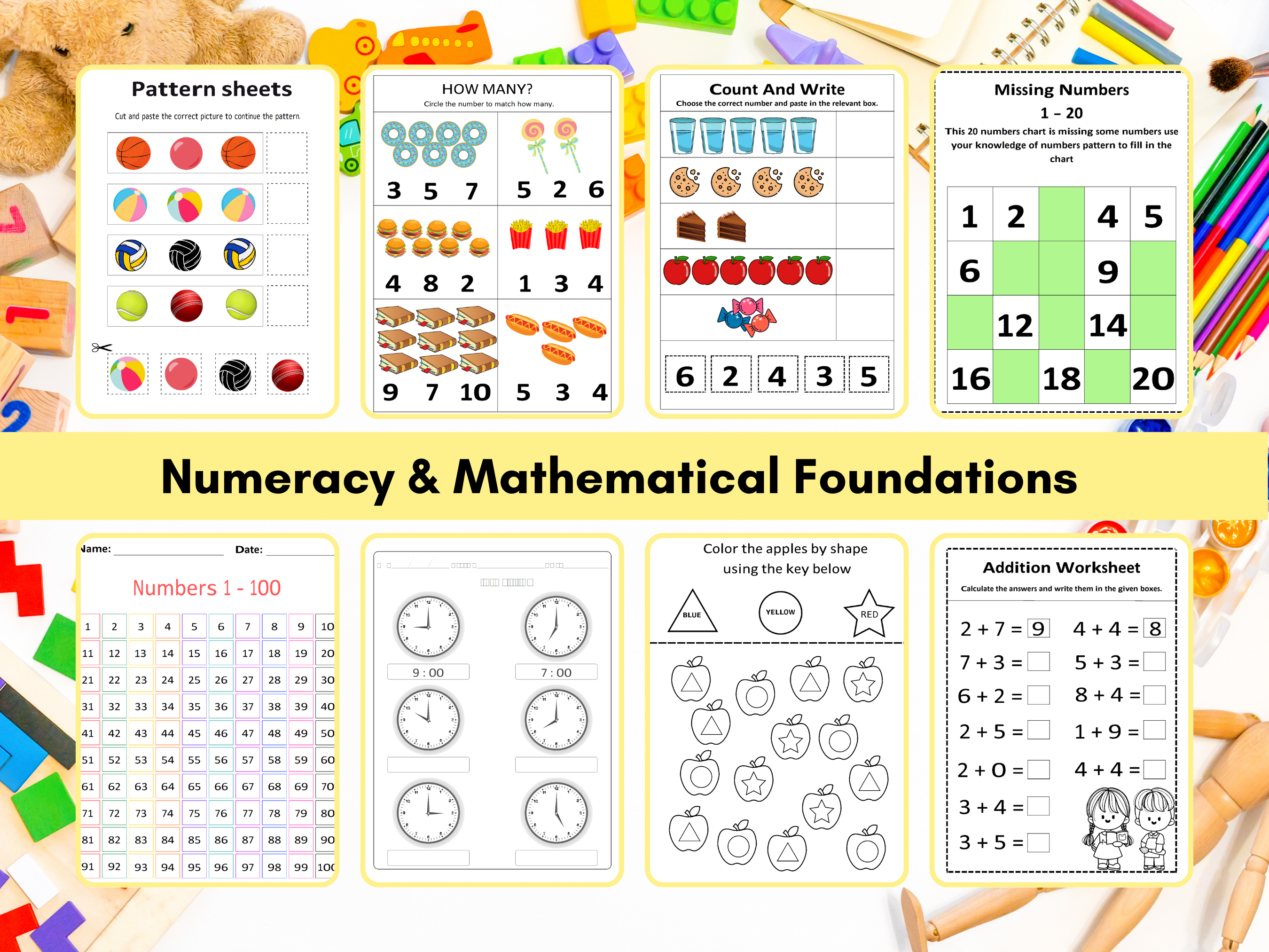 70,000+ Preschool Worksheets