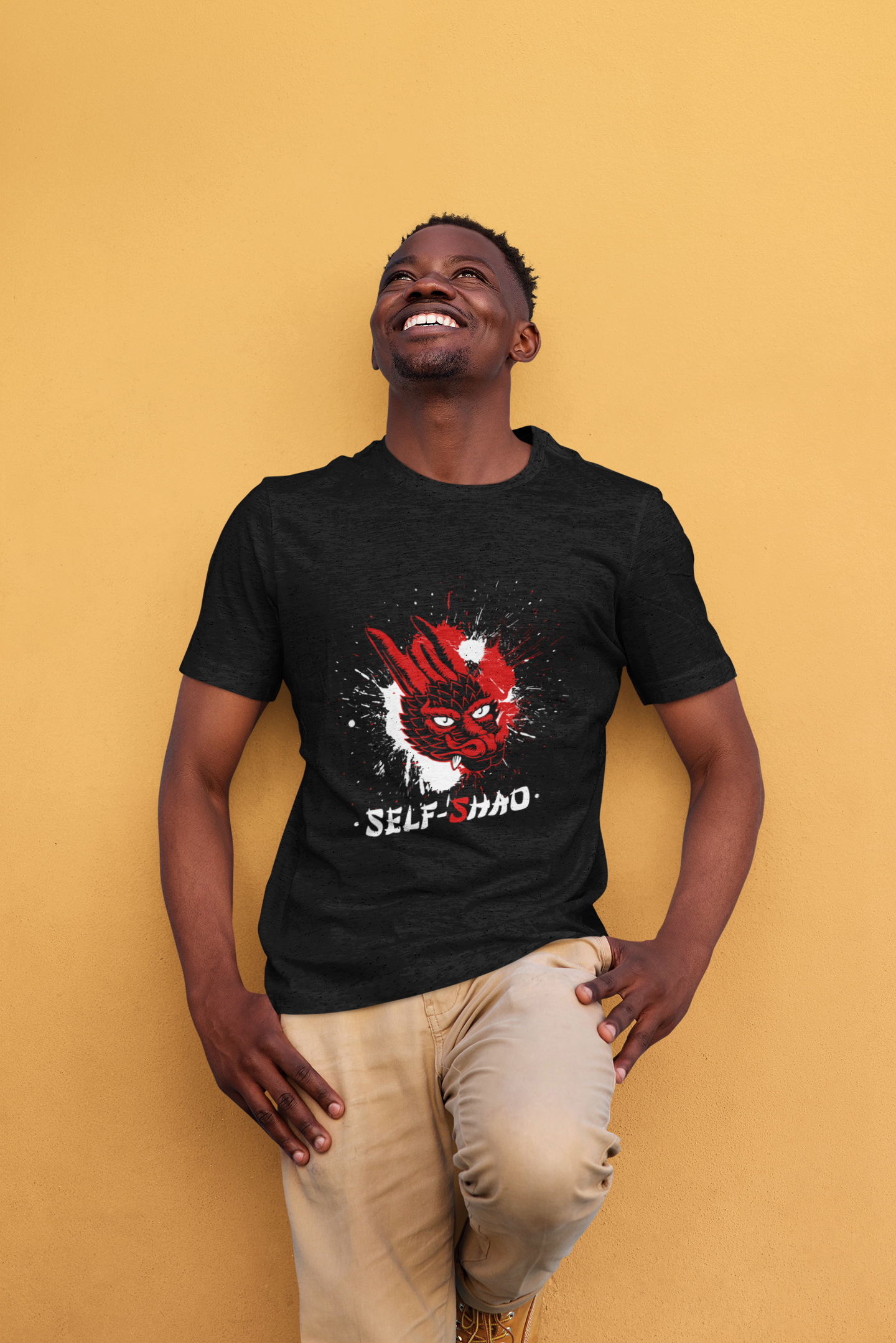 T-shirt Shao décontracté