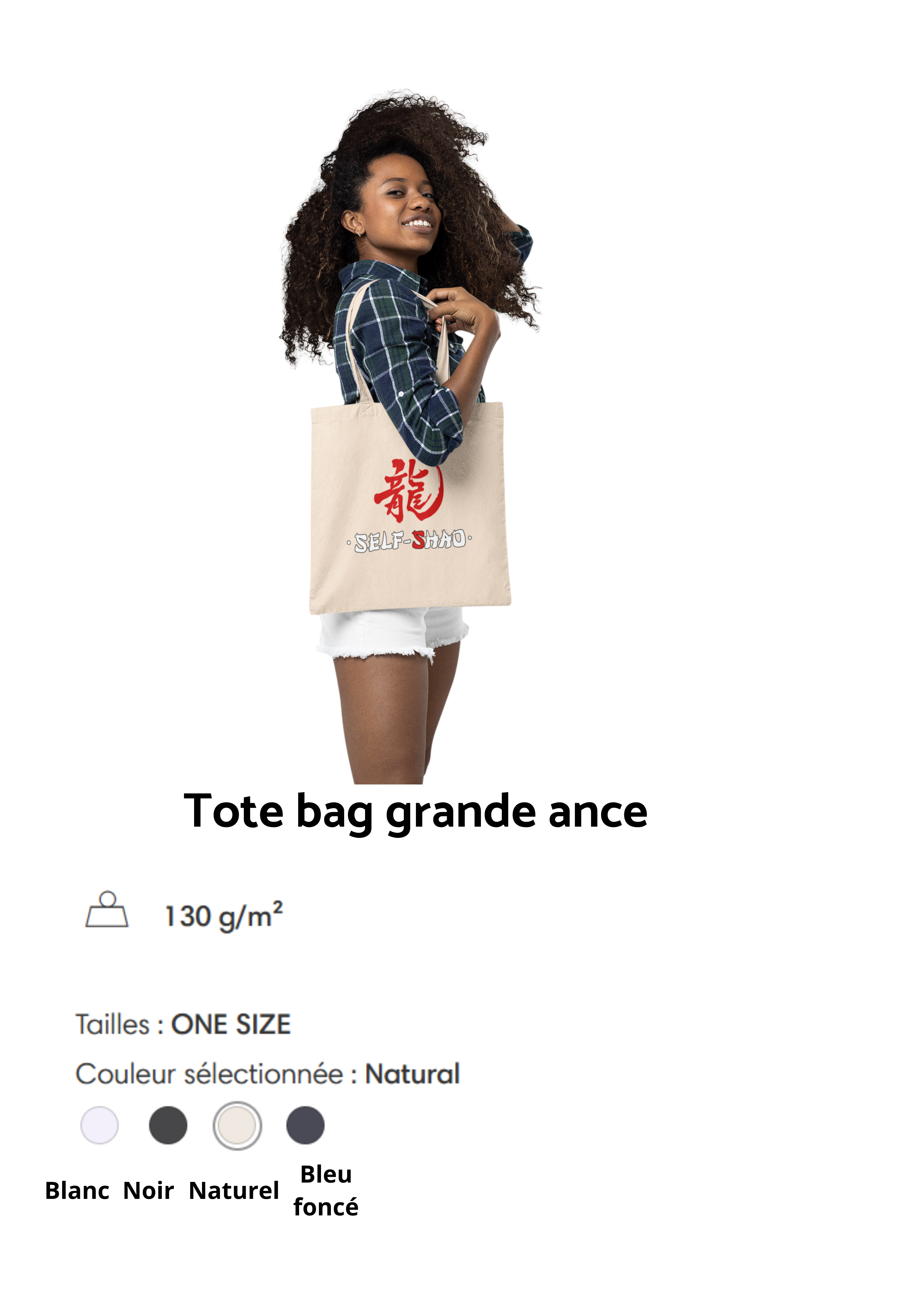 Tote bag grande ance