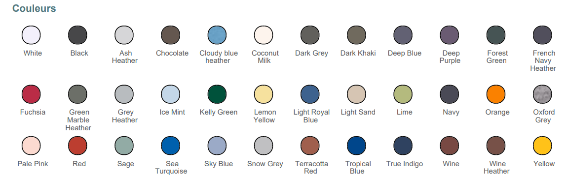 T-shirt gamme Création