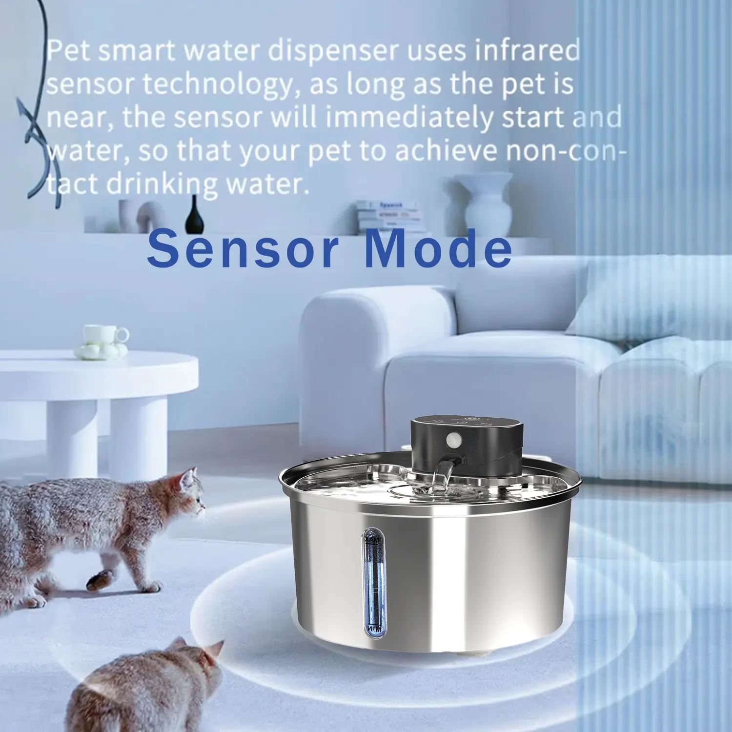 3.2L Automatischer Wasserspender für Haustiere