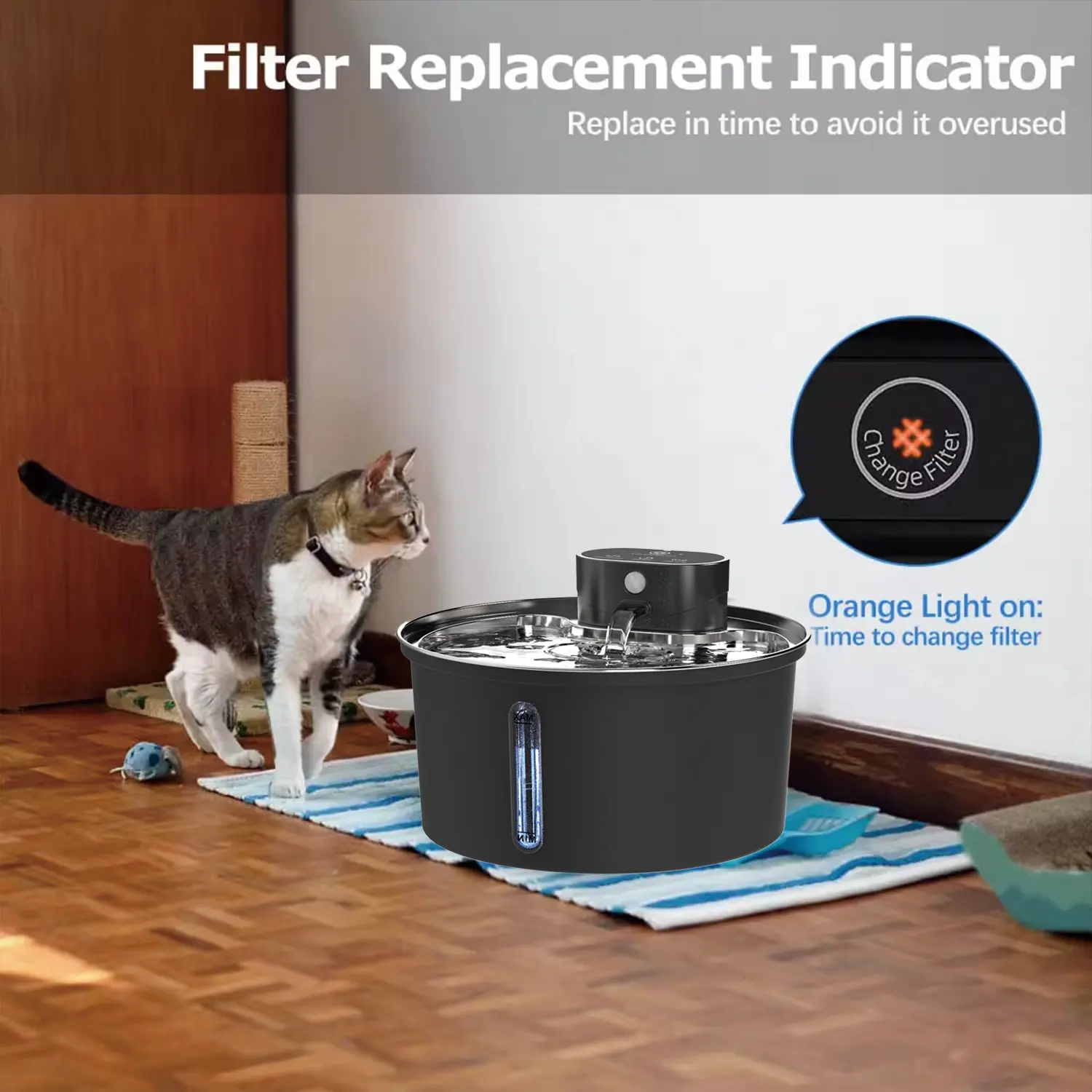 3.2L Automatischer Wasserspender für Haustiere