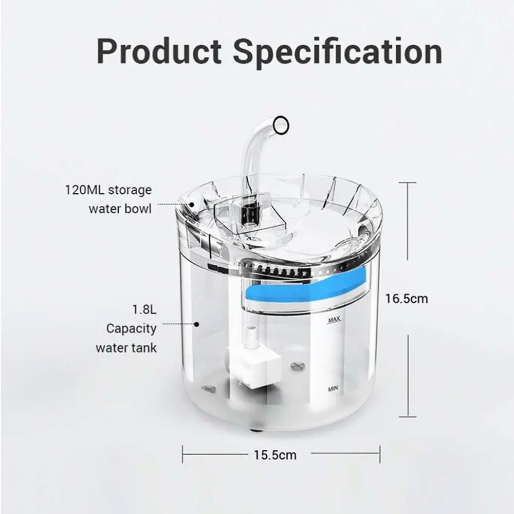 1.8L Automatic Pet Water Dispenser