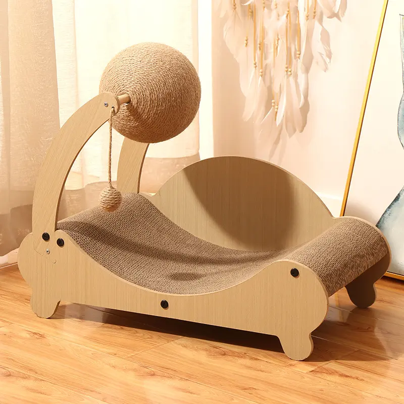 XXL Cat Scratching Post Made of Wood