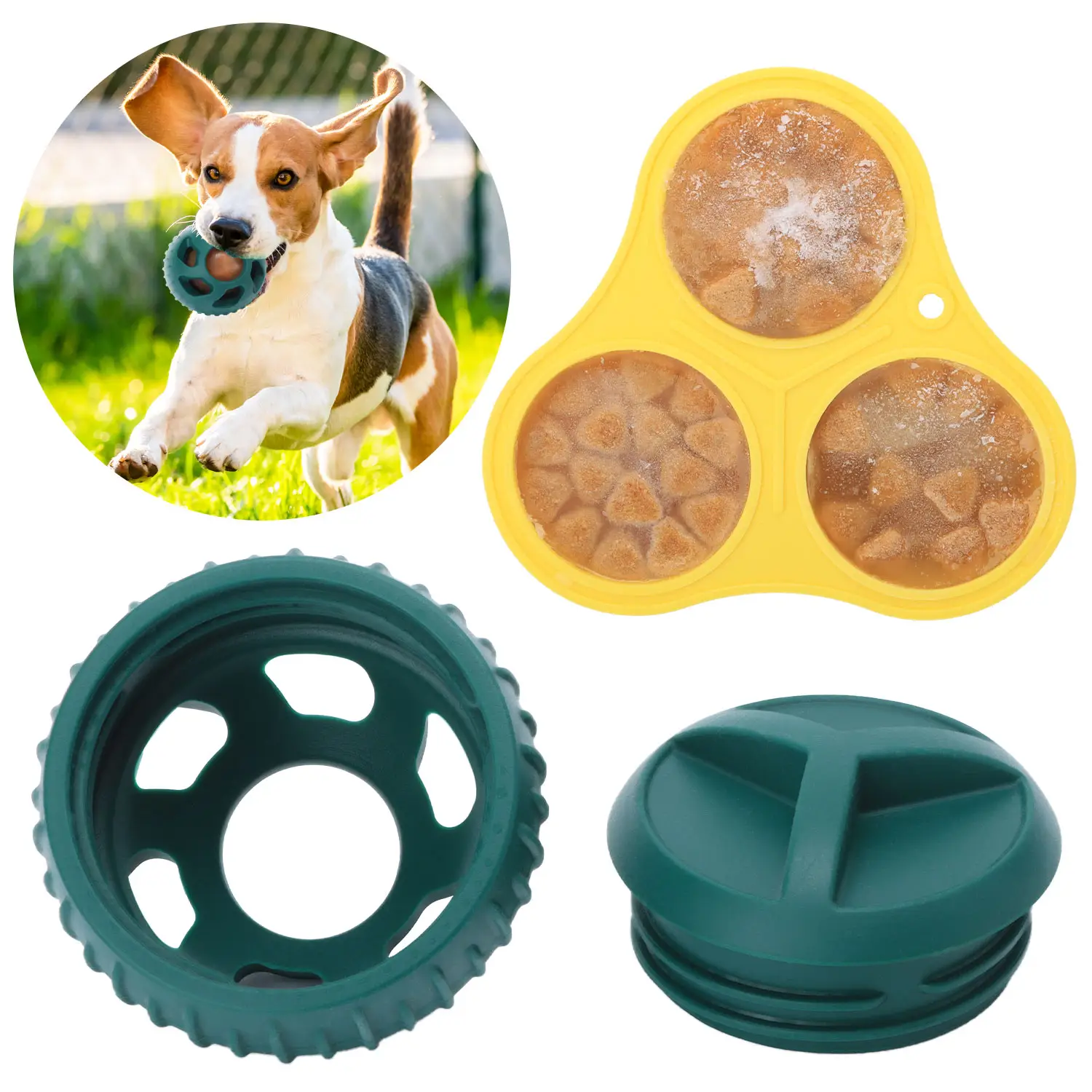 Umweltfreundliches Silikon Hundespielzeug