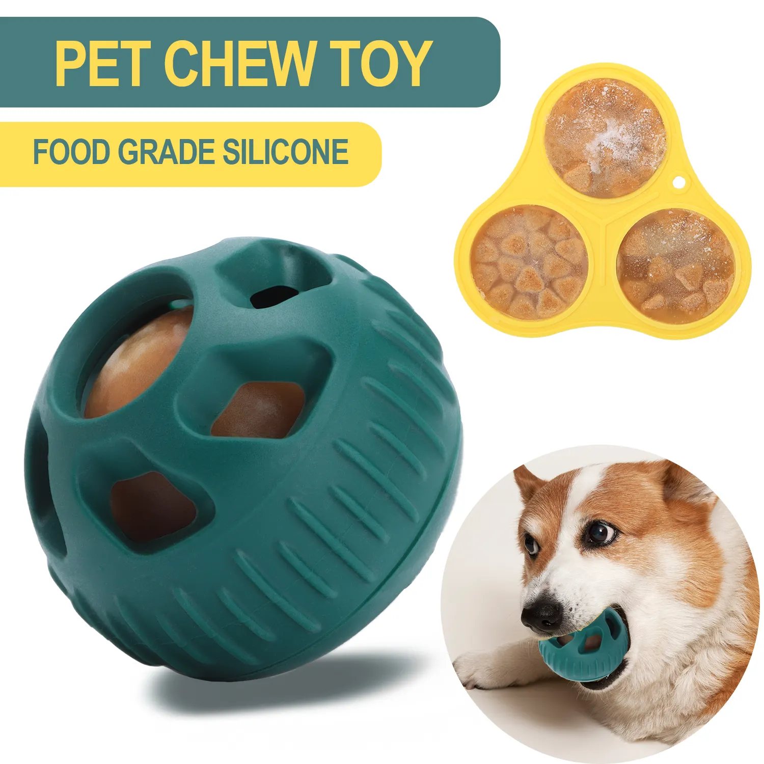 Umweltfreundliches Silikon Hundespielzeug